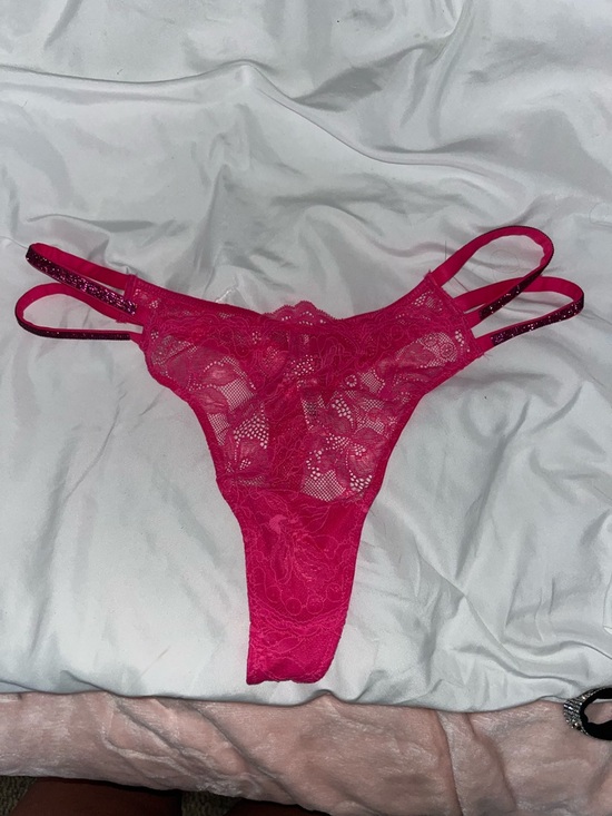 Victoria's Secret Other - Victoria’s Secret Rhinestone Strap Thong Size Large